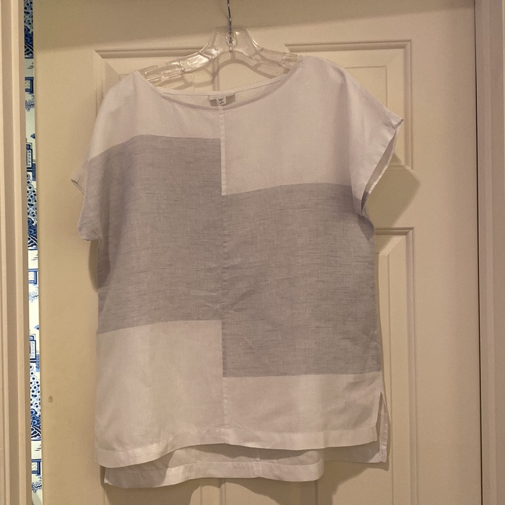 EUC- J. Jill Linen blouse